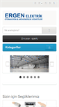 Mobile Screenshot of ergenelektrik.com