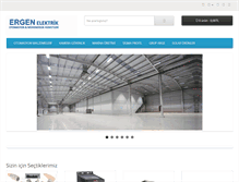 Tablet Screenshot of ergenelektrik.com